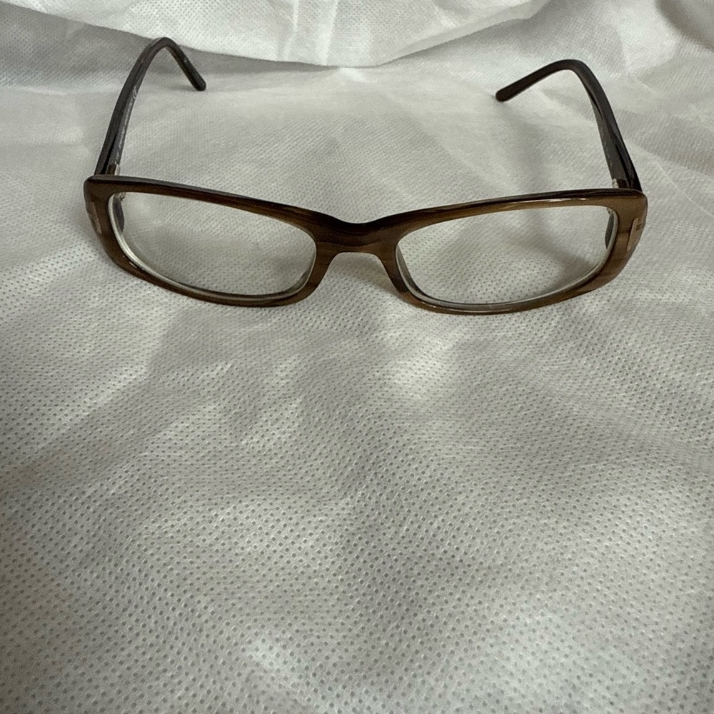 Tom Ford Women’s Brown Rectangular Prescription E… - image 1